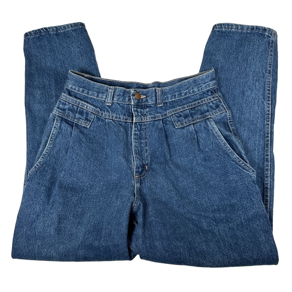 Vintage Congo Trader Blue Denim Jean‎ high rise waisted bareback western 90s